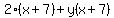 2%28x%2B7%29%2By%28x%2B7%29