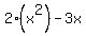 2%28x%5E2%29-3x