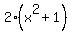 2%28x%5E2%2B1%29