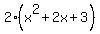 2%28x%5E2%2B2x%2B3%29