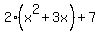 2%28x%5E2%2B3x%29%2B7