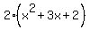 2%28x%5E2%2B3x%2B2%29