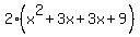 2%28x%5E2%2B3x%2B3x%2B9%29