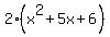 2%28x%5E2%2B5x%2B6%29