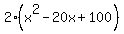 2%28x%5E2-20x%2B100%29+