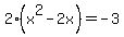 2%28x%5E2-2x%29=-3