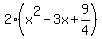 2%28x%5E2-3x%2B9%2F4%29