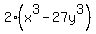 2%28x%5E3-27y%5E3%29