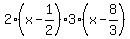 2%28x-1%2F2%29%2A3%28x-8%2F3%29
