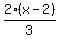 2%28x-2%29%2F3