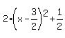 2%28x-3%2F2%29%5E2%2B1%2F2