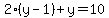 2%28y-1%29%2By=10