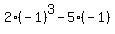 2%2A%28-1%29%5E3+-+5%2A%28-1%29