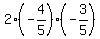 2%2A%28-4%2F5%29%2A%28-3%2F5%29