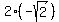 2%2A%28-sqrt%282%29%29
