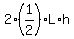 2%2A%281%2F2%29L%2Ah