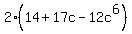 2%2A%2814+%2B+17c+-+12c%5E6%29