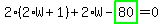 \"2%2A%282%2AW%2B1%29%2B2%2AW-highlight_green%28+80+%29=0\"