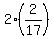 2%2A%282%2F17%29