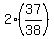 2%2A%2837%2F38%29