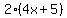 2%2A%284x%2B5%29
