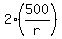 2%2A%28500%2Fr%29