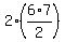 2%2A%286%2A7%2F2%29