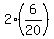 2%2A%286%2F20%29