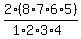 2%2A%288%2A7%2A6%2A5%29%2F%281%2A2%2A3%2A4%29