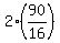 2%2A%2890%2F16%29