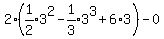 2%2A%28expr%281%2F2%293%5E2-expr%281%2F3%293%5E3%2B6%2A3%29-0