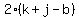 2%2A%28k+%2B+j+-+b%29