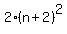 2%2A%28n%2B2%29%5E2