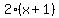 2%2A%28x%2B1%29