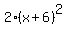 2%2A%28x%2B6%29%5E2