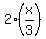 2%2A%28x%2F3%29