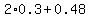 2%2A0.3%2B0.48