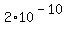 2%2A10%5E%28-10%29