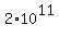 2%2A10%5E11