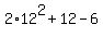 2%2A12%5E2%2B12-6