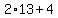 2%2A13%2B4