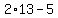 2%2A13-5