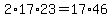 2%2A17%2A23=17%2A46