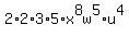 2%2A2%2A3%2A5%2Ax%5E8w%5E5%2Au%5E4