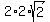 2%2A2%2Asqrt%282%29