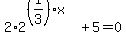 2%2A2%5E%28%281%2F3%29x%29+%2B+5+=+0