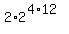 2%2A2%5E%284%2A12%29