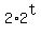 2%2A2%5Et