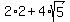 2%2A2+%2B+4%2Asqrt%285%29