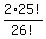 2%2A25%21%2F26%21